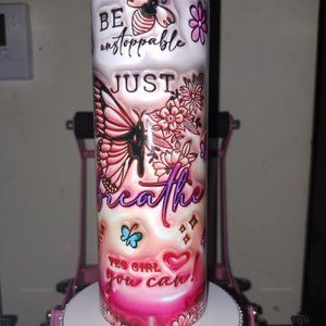 Sublimation Butterfly Encouragement Tumbler 20oz